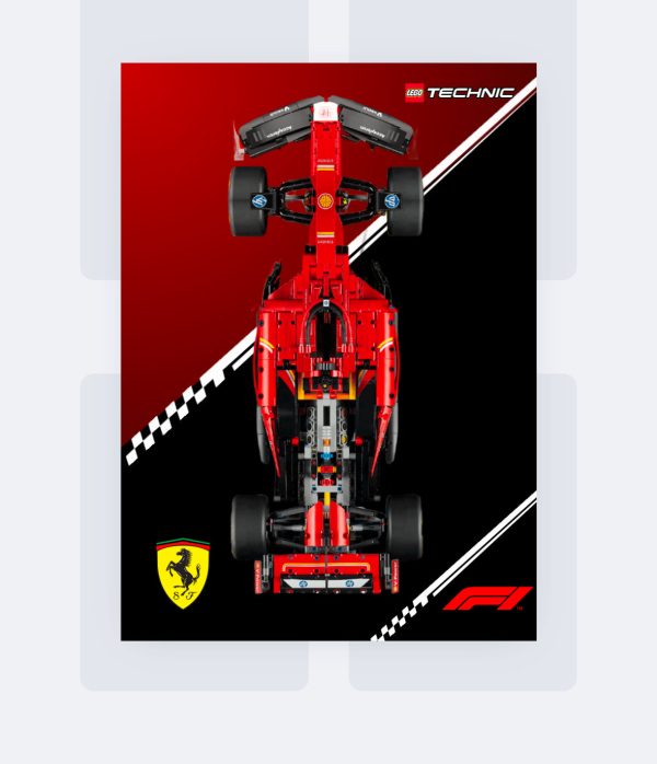 Cadre Légo Ferrari F1 42207