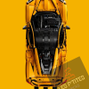 Cadre Légo McLaren P1 TM 42172 -Uni Jaune-